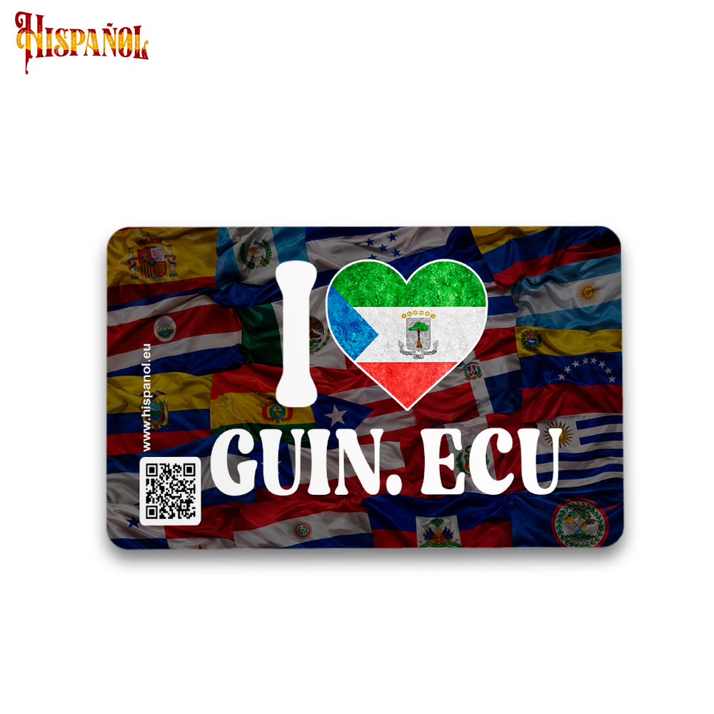 Imán I Love Guinea Ecuatorial