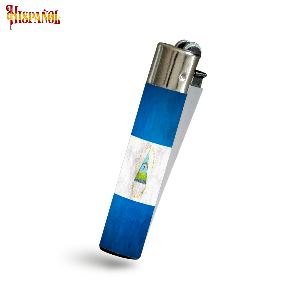 Mechero Nicaragua - Bandera y Escudo Nacional