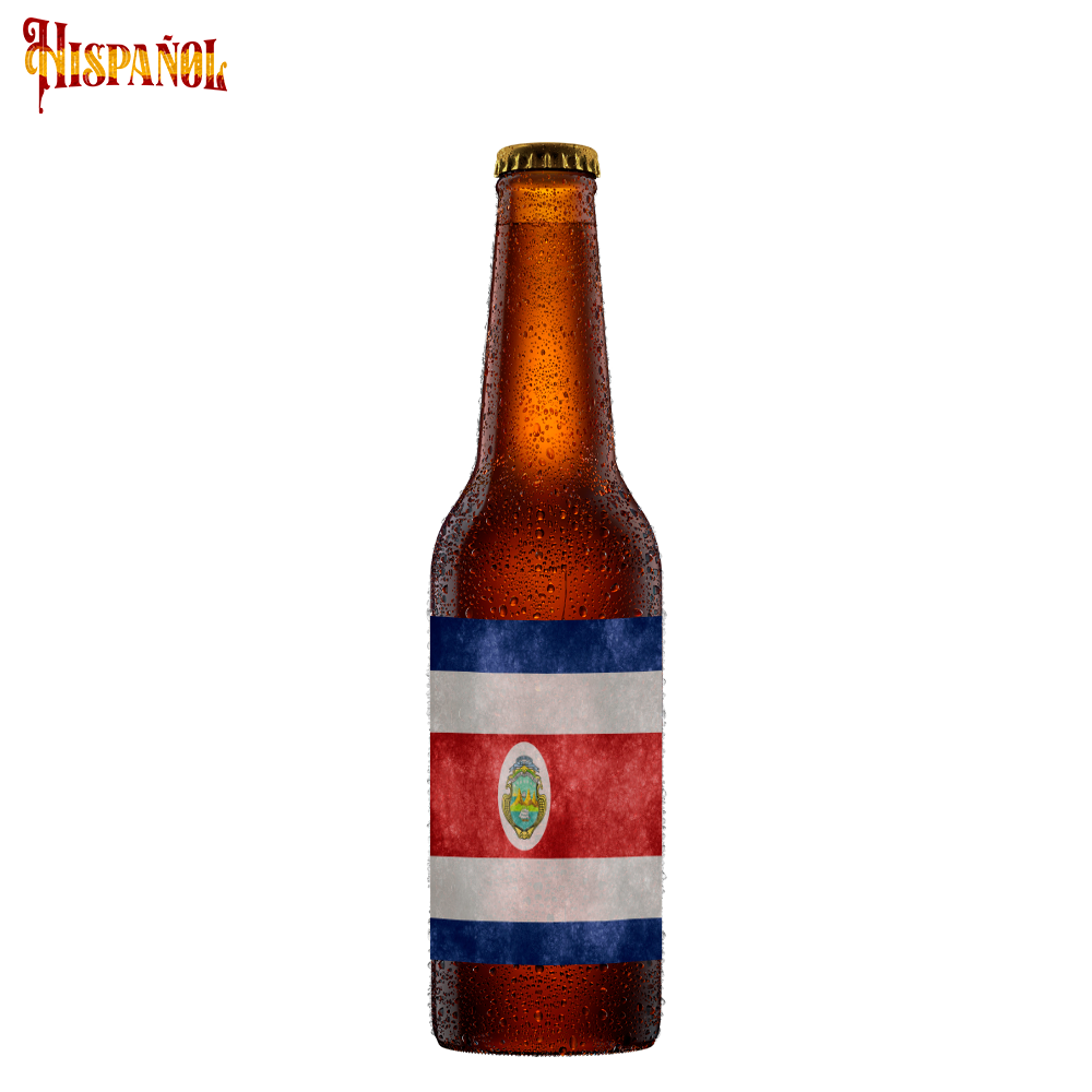 Cerveza Costa Rica - Bandera y Escudo Nacional