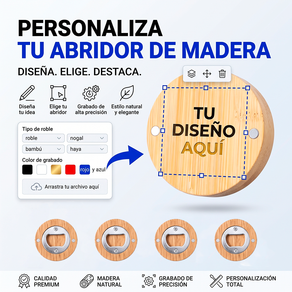 Abridor de Cerveza Personalizable