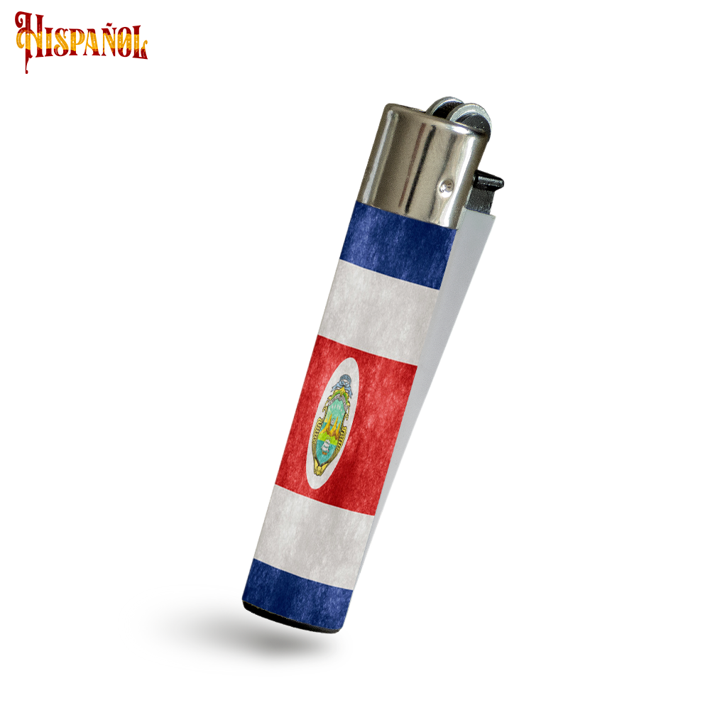 Mechero Costa Rica - Bandera y Escudo Nacional