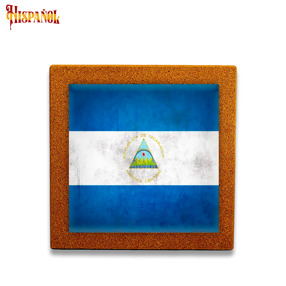 Baldosa Nicaragua - Bandera y Escudo Nacional