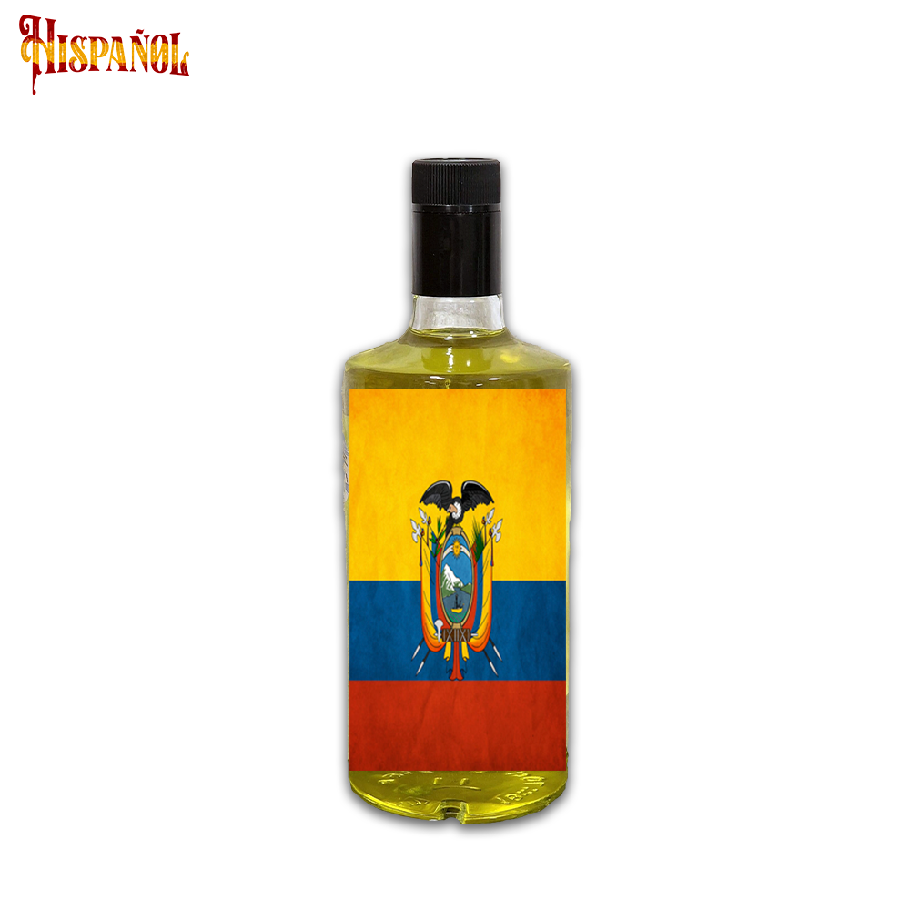 Licor de Hiervas Ecuador - Bandera y Escudo Nacional