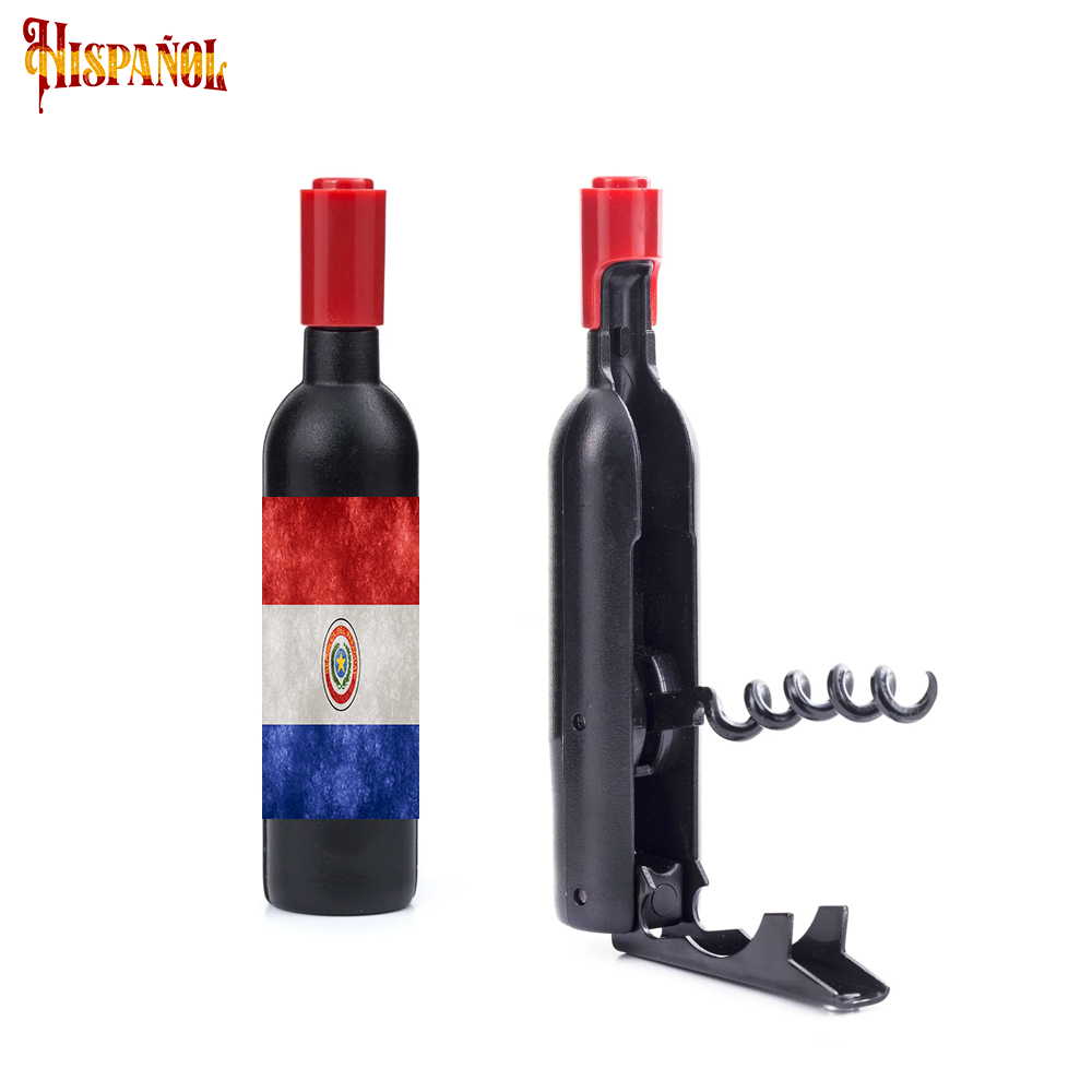 Sacacorchos Paraguay - Bandera y Escudo Nacional