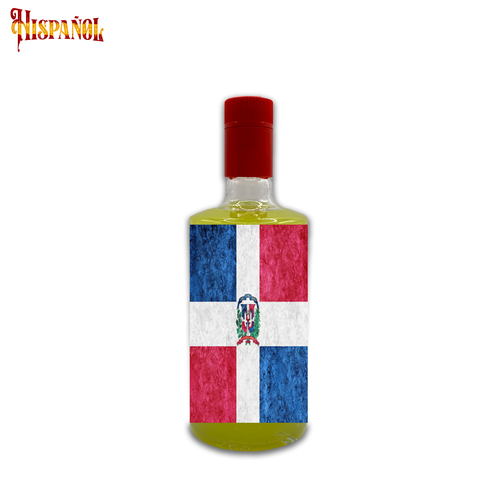 Limón Chelo República Dominicana - Bandera y Escudo Nacional