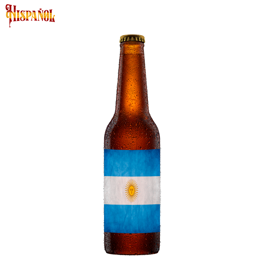 Cerveza Argentina - Bandera y Escudo Nacional