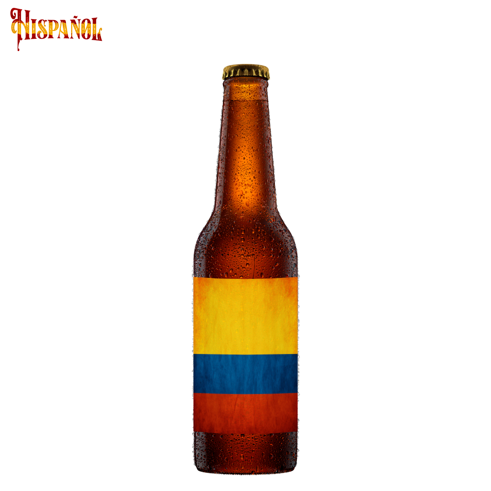 Cerveza Colombia - Bandera y Escudo Nacional